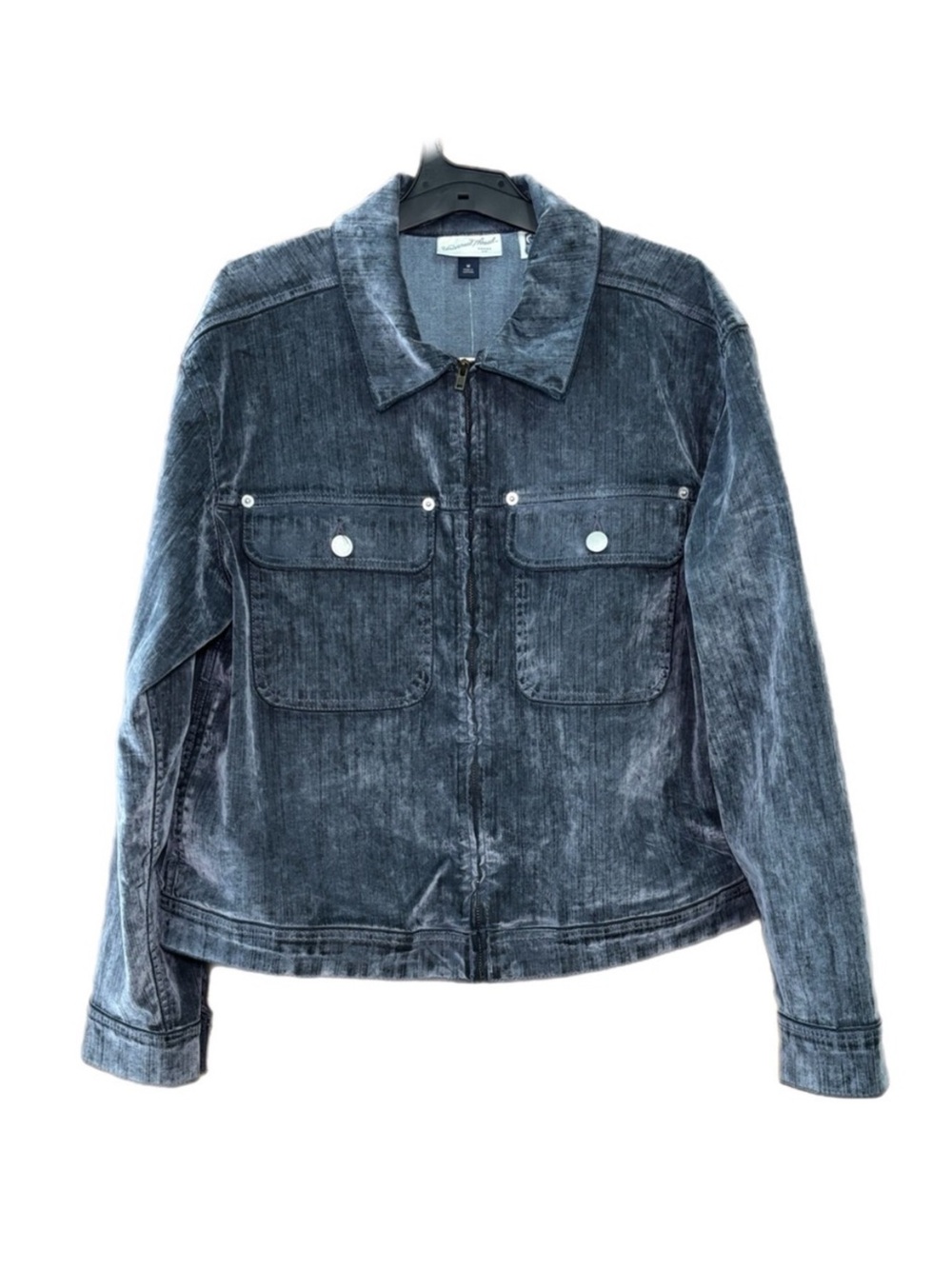 Denim Jacket Flocked by Universal Thread Classic Style - Picture 2 of 8